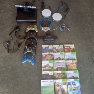 Xbox 360 console with 10+ games..and all accessories.